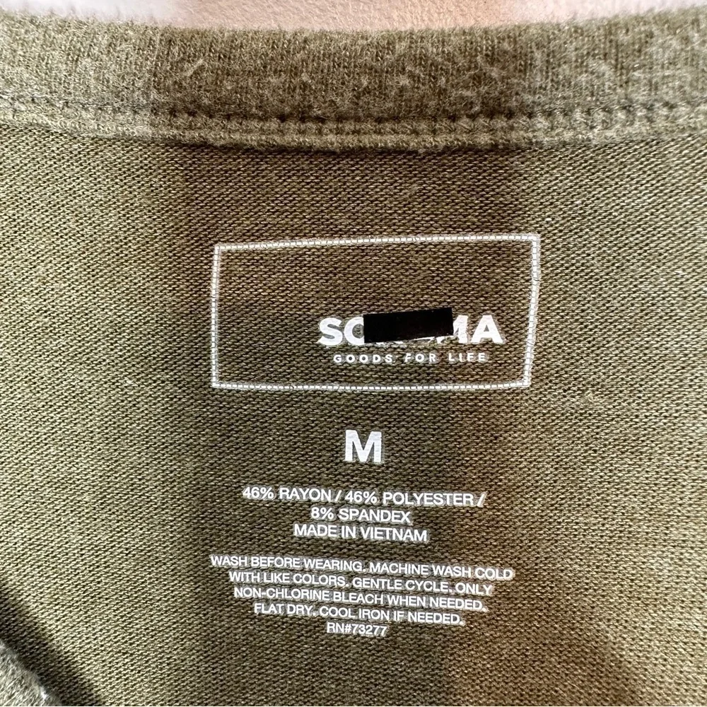 Sonoma Olive Green Pull over Crewneck sweatshirt